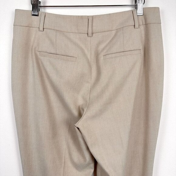 RW&Co. Womens Slim Leg Trousers Beige Size 4 Suiting Signature Fit Ankle Length - Picture 2 of 11